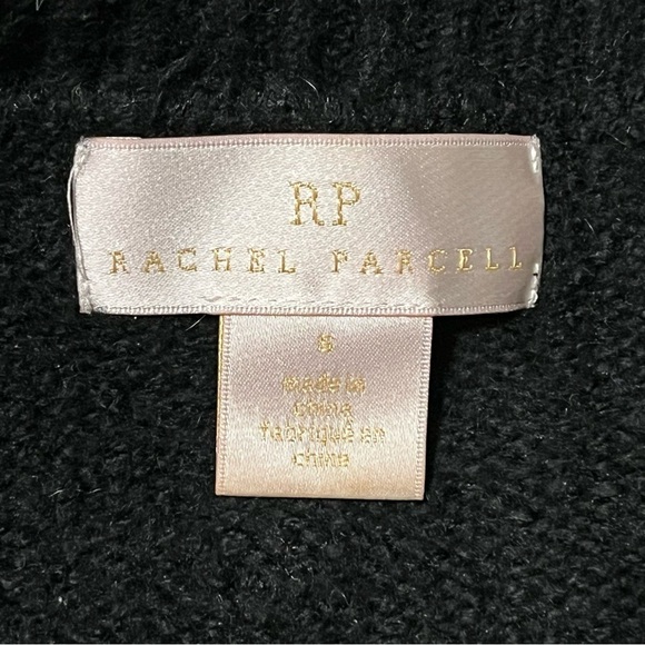 Rachel Parcell Bobble Stitch Bishop Sleeve Sweater in Black - Picture 8 of 10